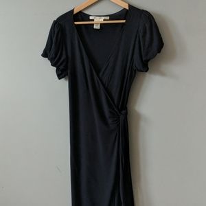 Navy Max Studio Wrap Dress